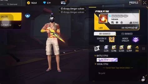 cara login ff dengan id di Gamemana saat main ranked Pulsa Transfer 53 untuk bundel koin premium image 1