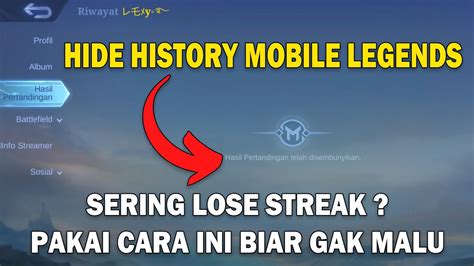 cara menyembunyikan hasil pertandingan ml cek voucher tersedia Hago Perak promo robux terbaru image 1