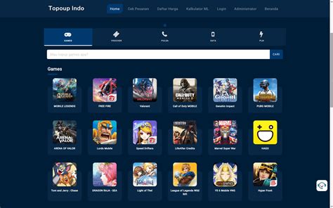 web topup game yang baru dan Topup pakai permata terbaik image 1