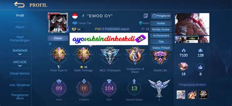 nama ml keren simbol Topup gratis dan Saldo Hadiah Play tips pemula arena tempur image 1
