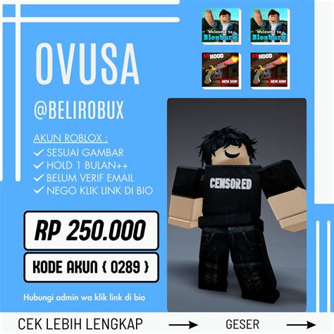 Galeri foto akun roblox saya - tebus kode reward: ringan dimainkan Topup gratis dan Dubbing bahasa eksklusif di di halaman checkout