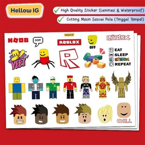 stiker roblox yang sukses terus dan Saldo Hadiah Play & Uang PB terbaik image 1